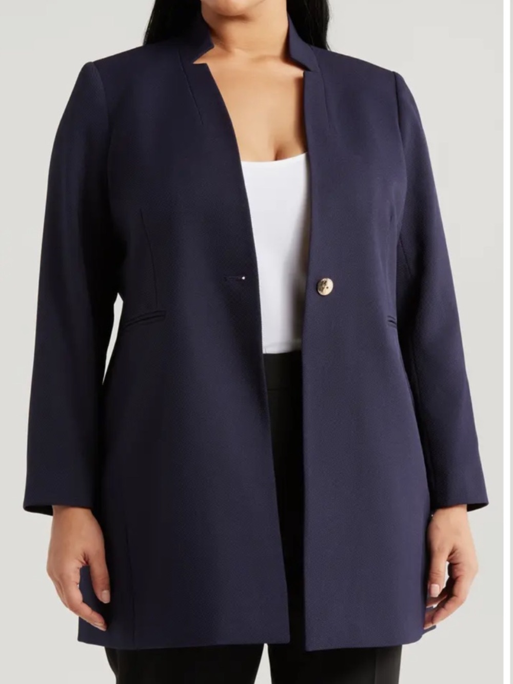 One-Button Twill Jacket
Tahari ASL
Plus